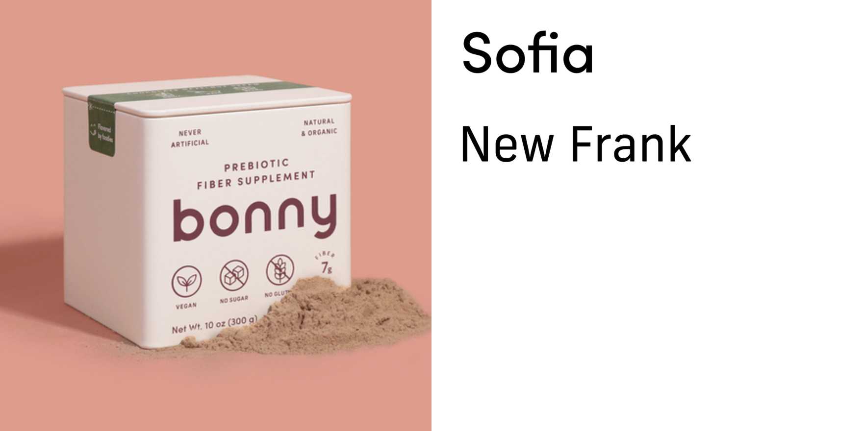 Bonny Fiber Supplements - Fonts In Use