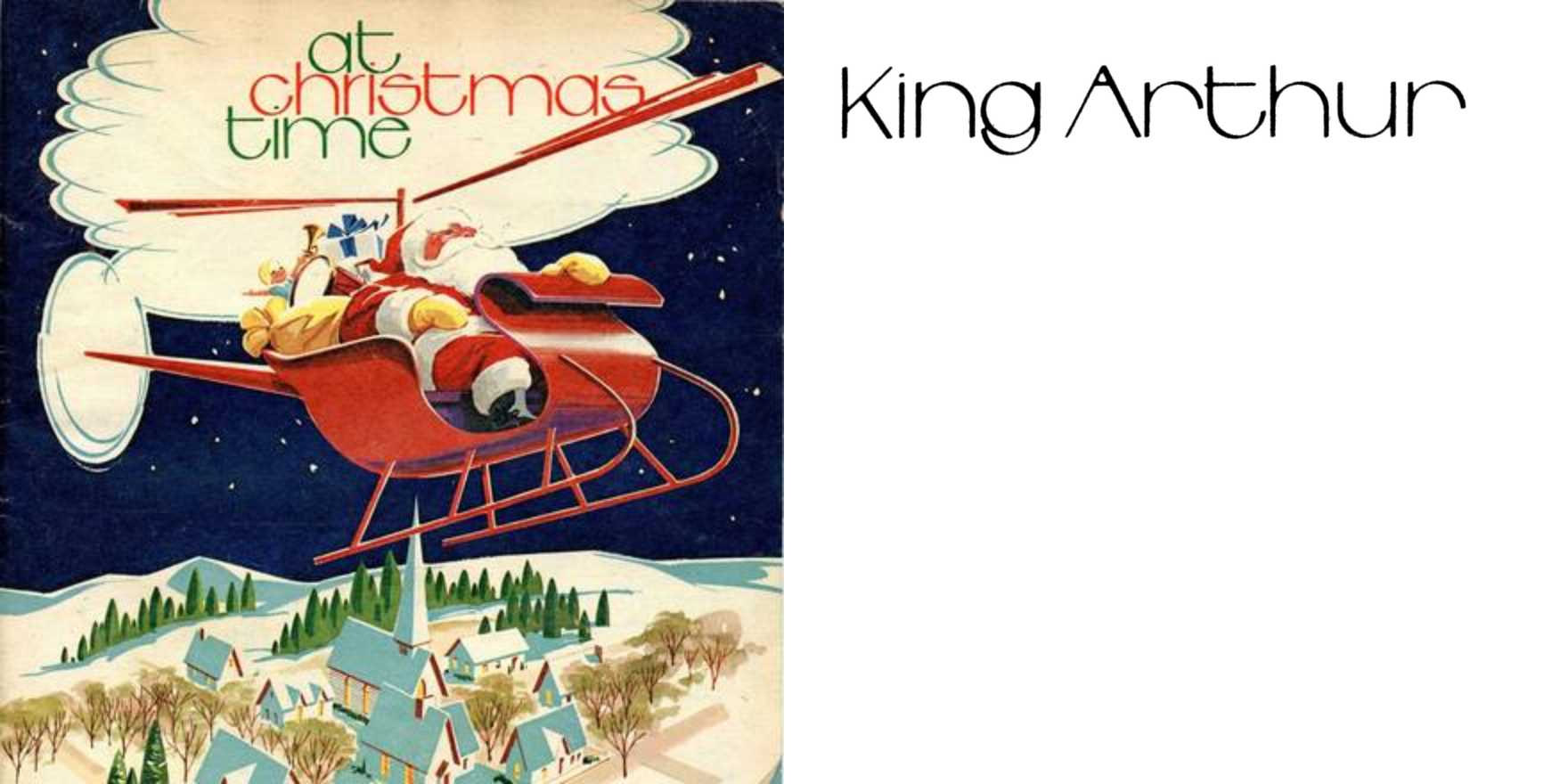 Otasco “At Christmas Time” catalog cover (1976) Fonts In Use