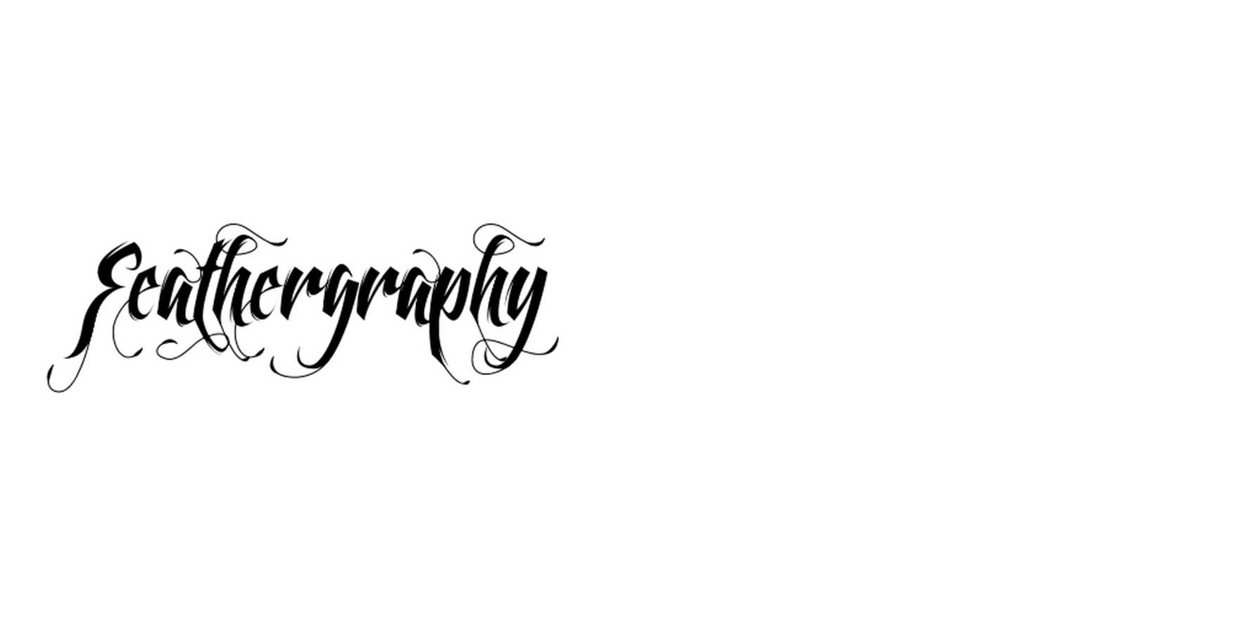 Feathergraphy (duplicate) in use - Fonts In Use