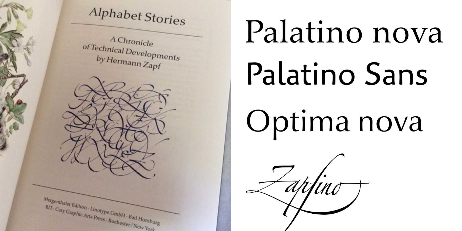 Alphabet Stories by Hermann Zapf - Fonts In Use