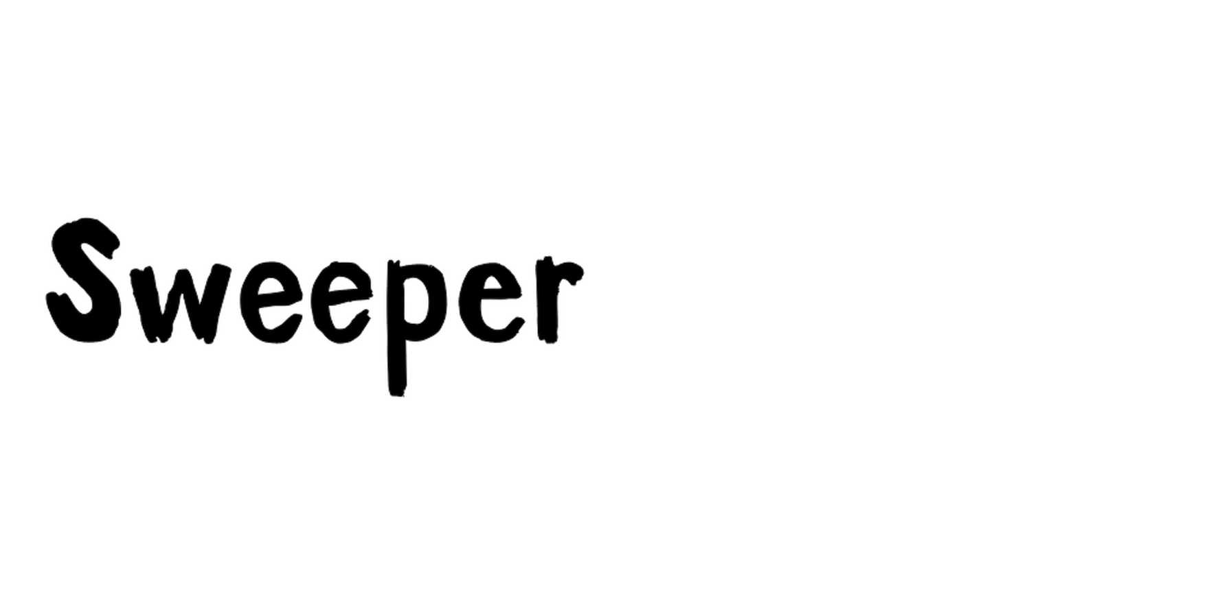 Sweeper in use - Fonts In Use