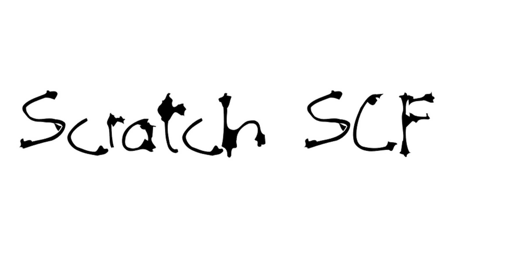 Scratch SCF in use - Fonts In Use