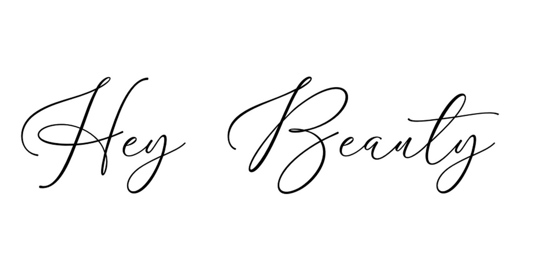 Hey Beauty in use - Fonts In Use