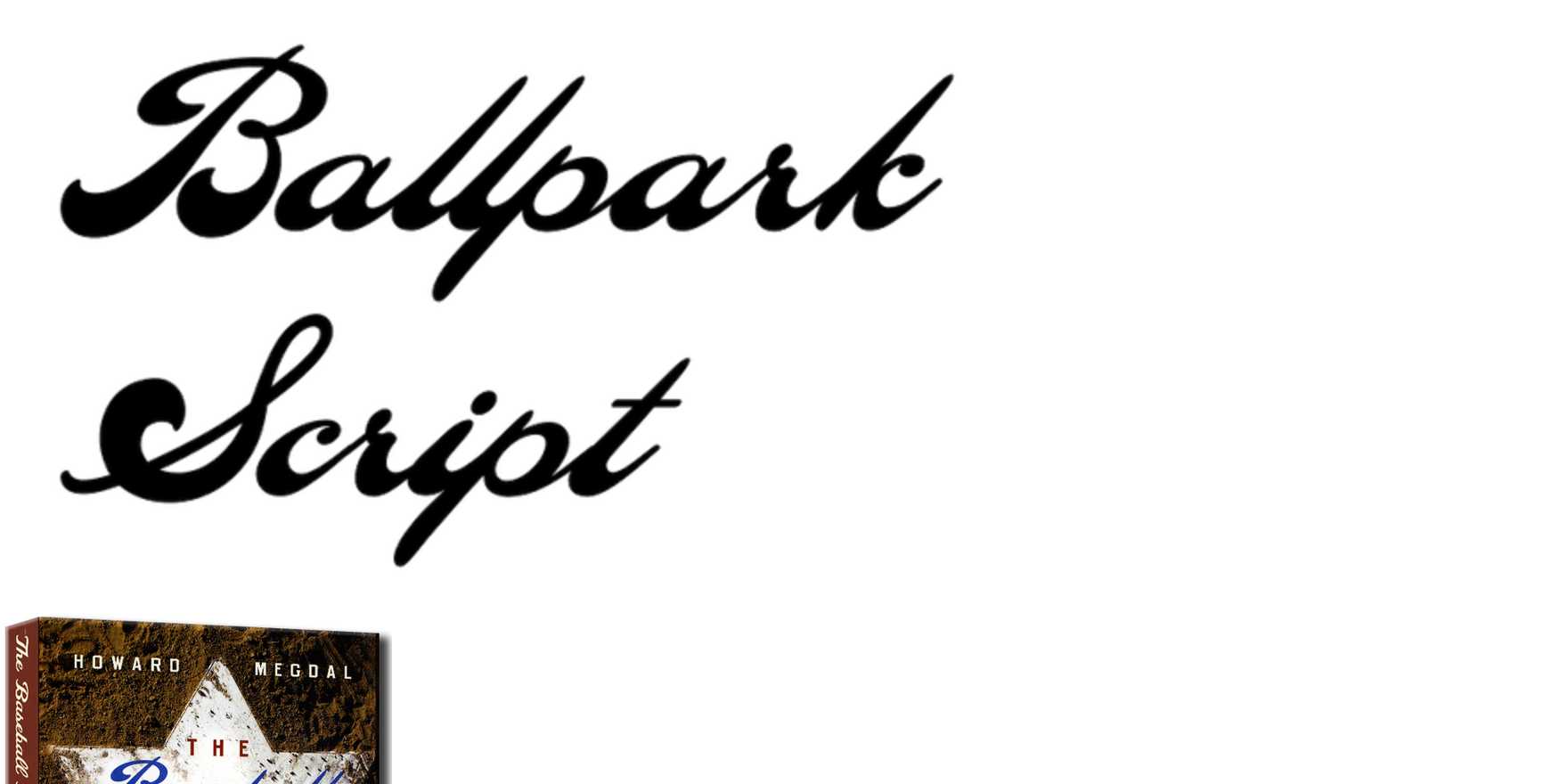 LHF Ballpark Script in use - Fonts In Use