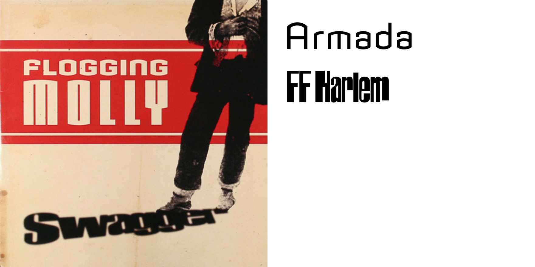 Flogging Molly – Swagger album art - Fonts In Use