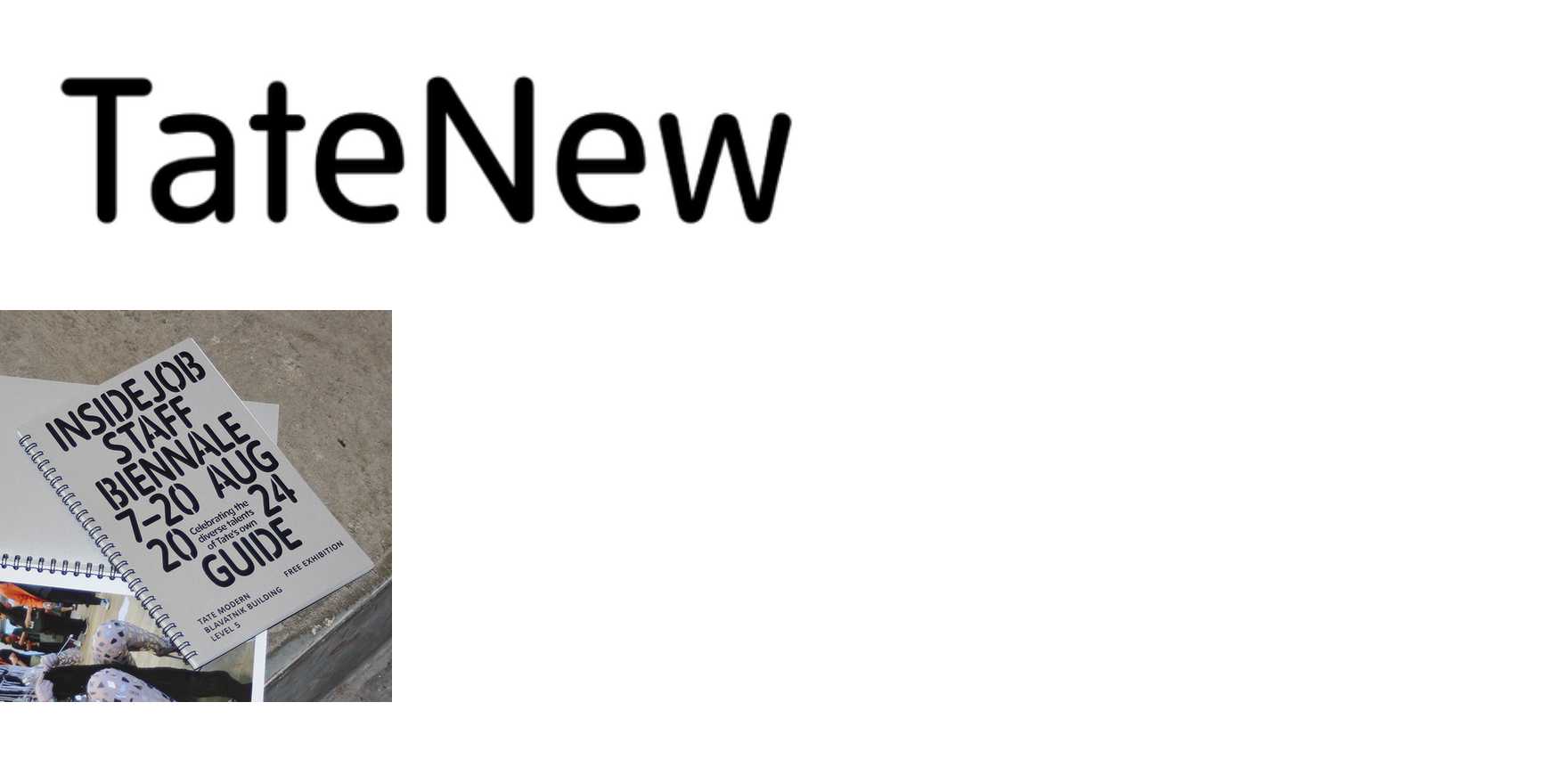 TateNew in use - Fonts In Use