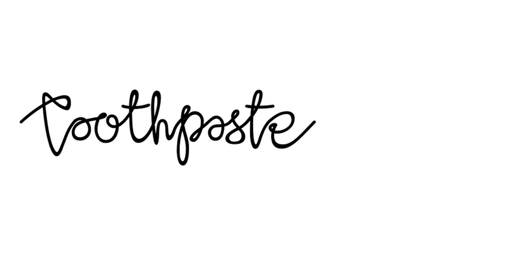 Toothpaste in use - Fonts In Use