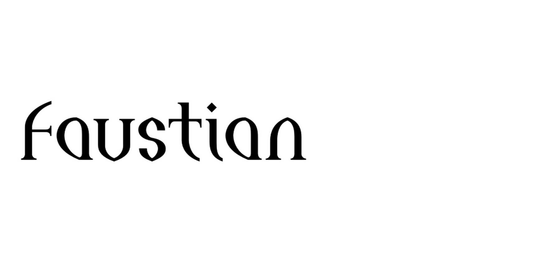 Faustian in use - Fonts In Use