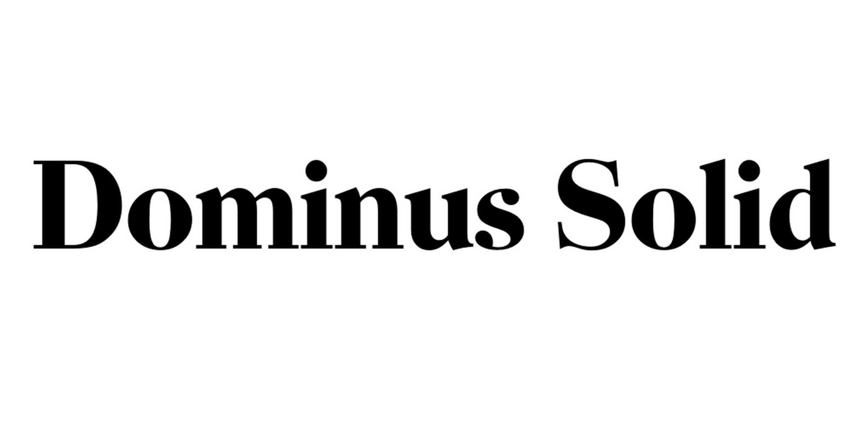 Dominus Solid in use - Fonts In Use