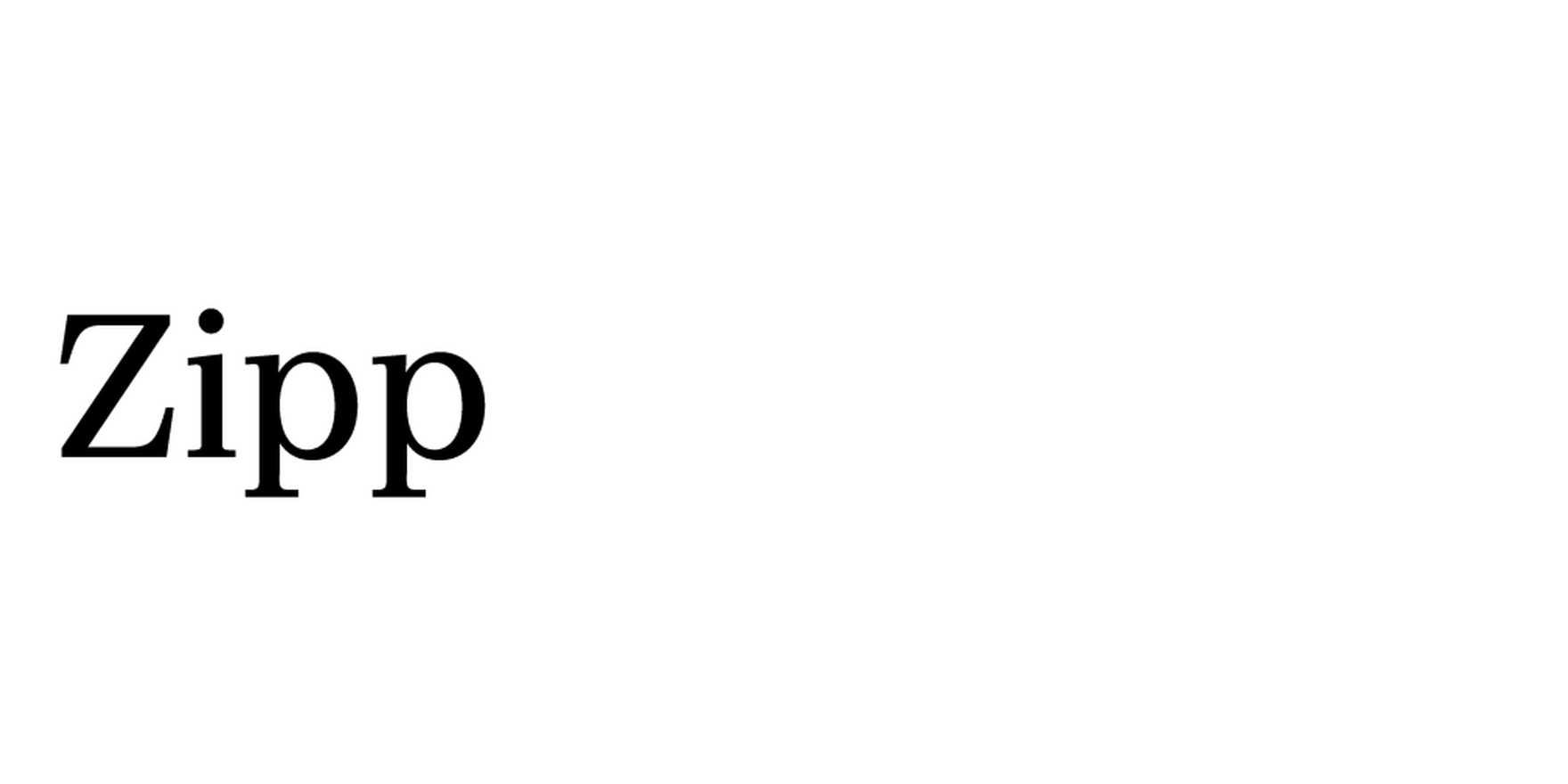 Zipp in use - Fonts In Use