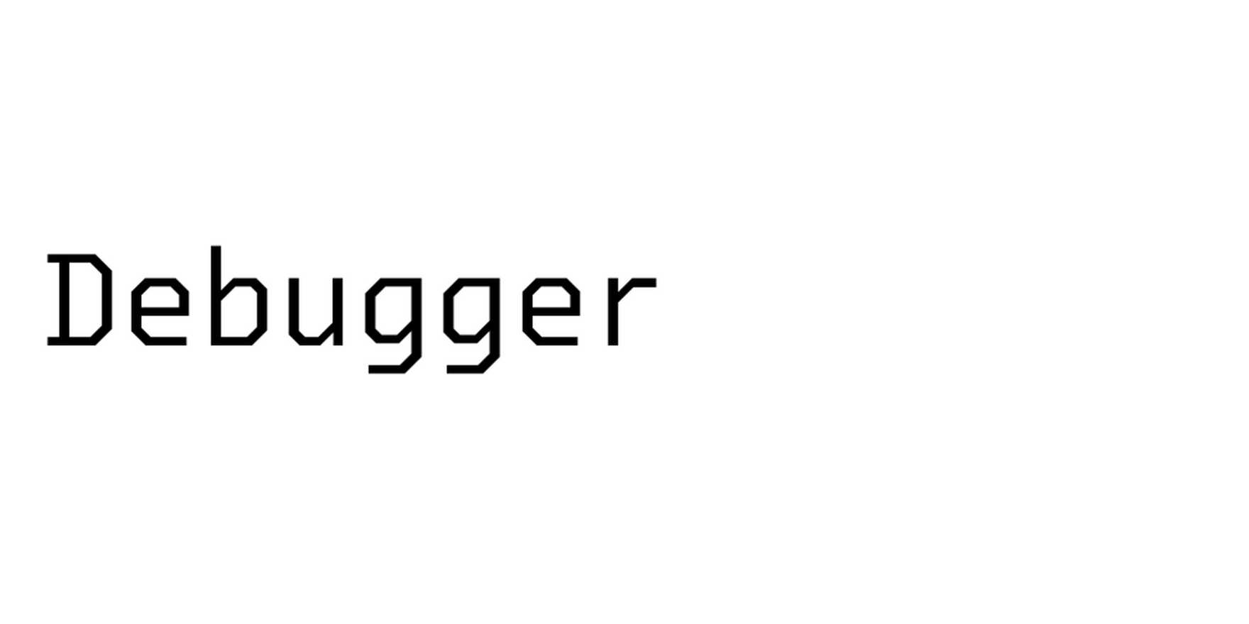 Debugger in use - Fonts In Use