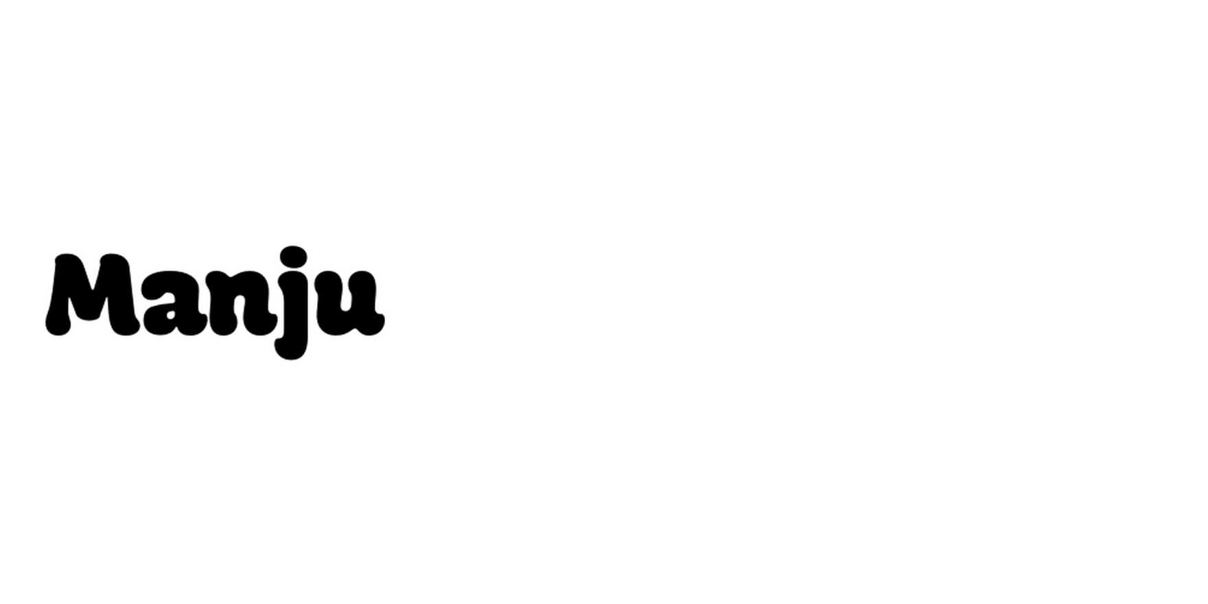 Manju in use - Fonts In Use