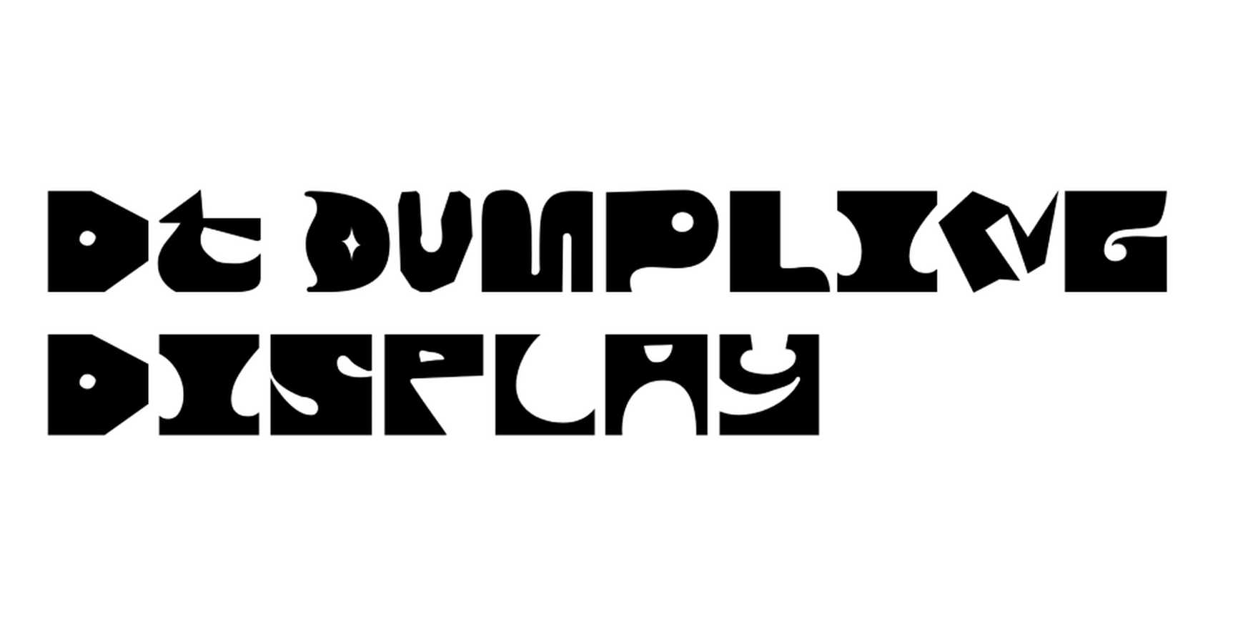 DT Dumpling Display in use - Fonts In Use