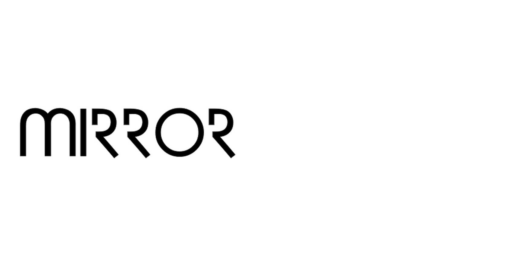 Mirror in use - Fonts In Use
