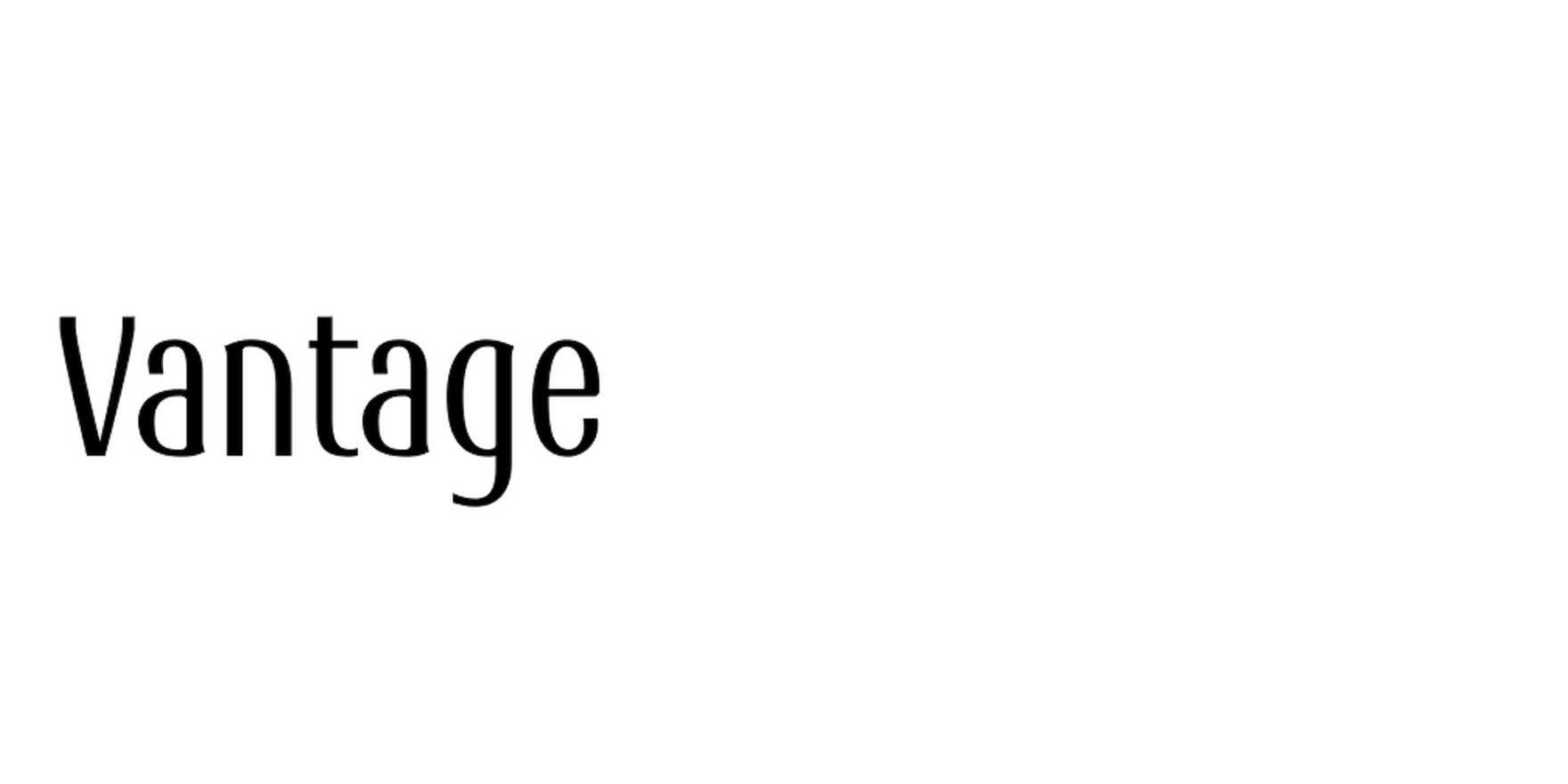 Vantage (Jonahfonts) in use - Fonts In Use