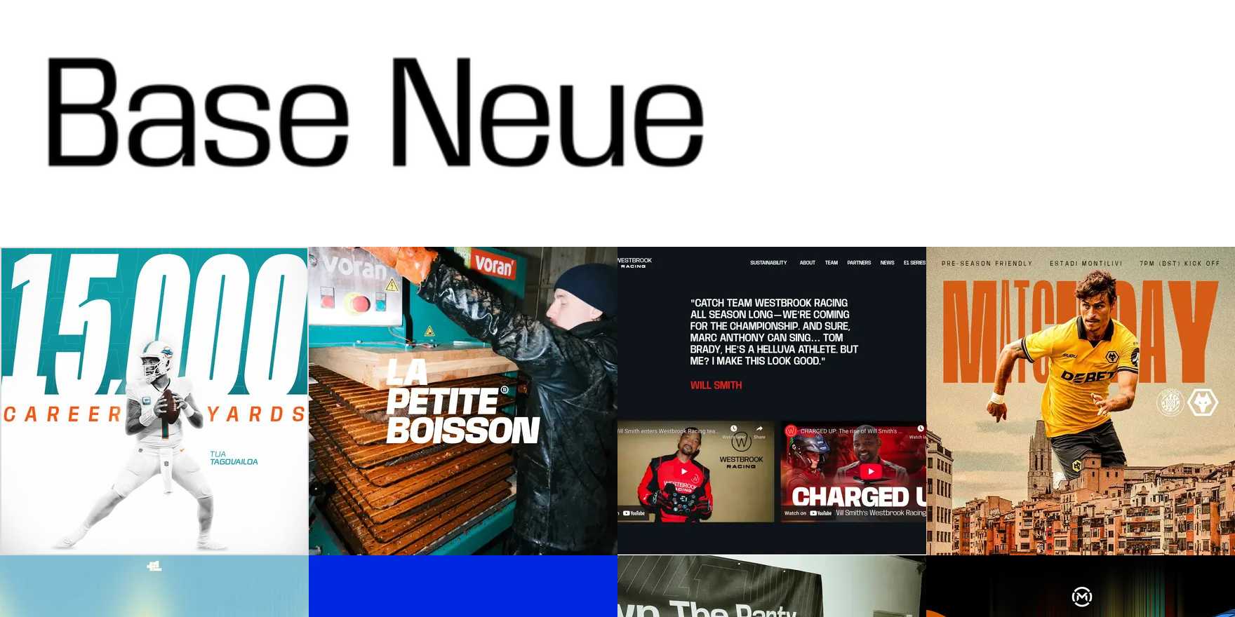 Base Neue in use - Fonts In Use