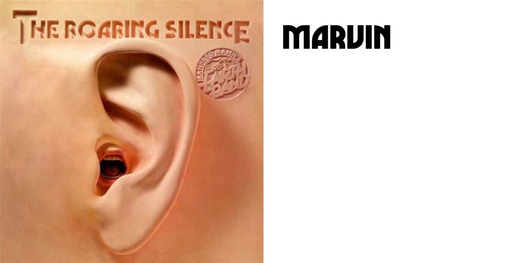 Manfred Mann's Earth Band – The Roaring Silence album art - Fonts