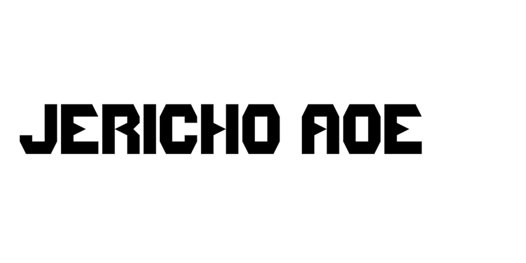 Jericho AOE in use - Fonts In Use