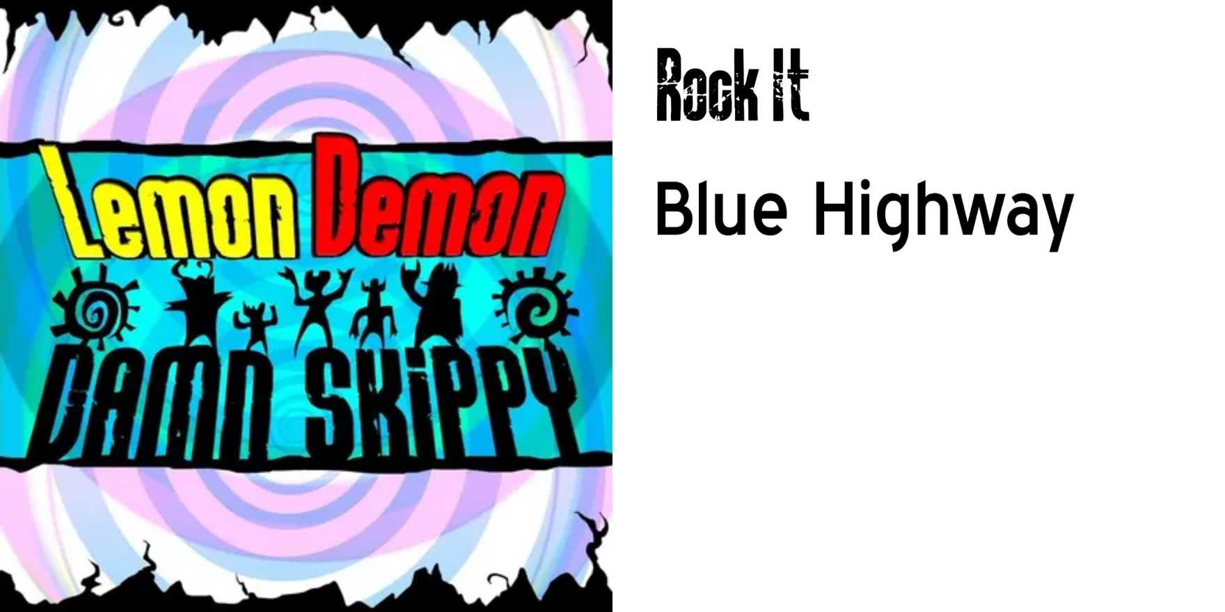 Lemon Demon – Damn Skippy album art - Fonts In Use