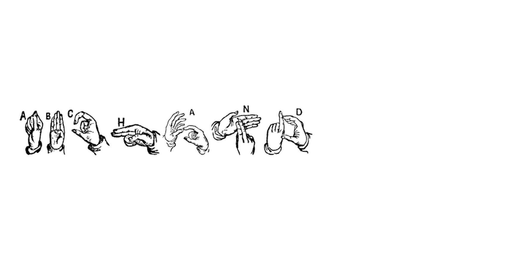 ABC Hand in use - Fonts In Use