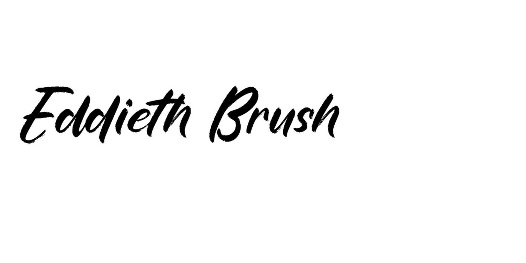 Eddieth Brush in use - Fonts In Use