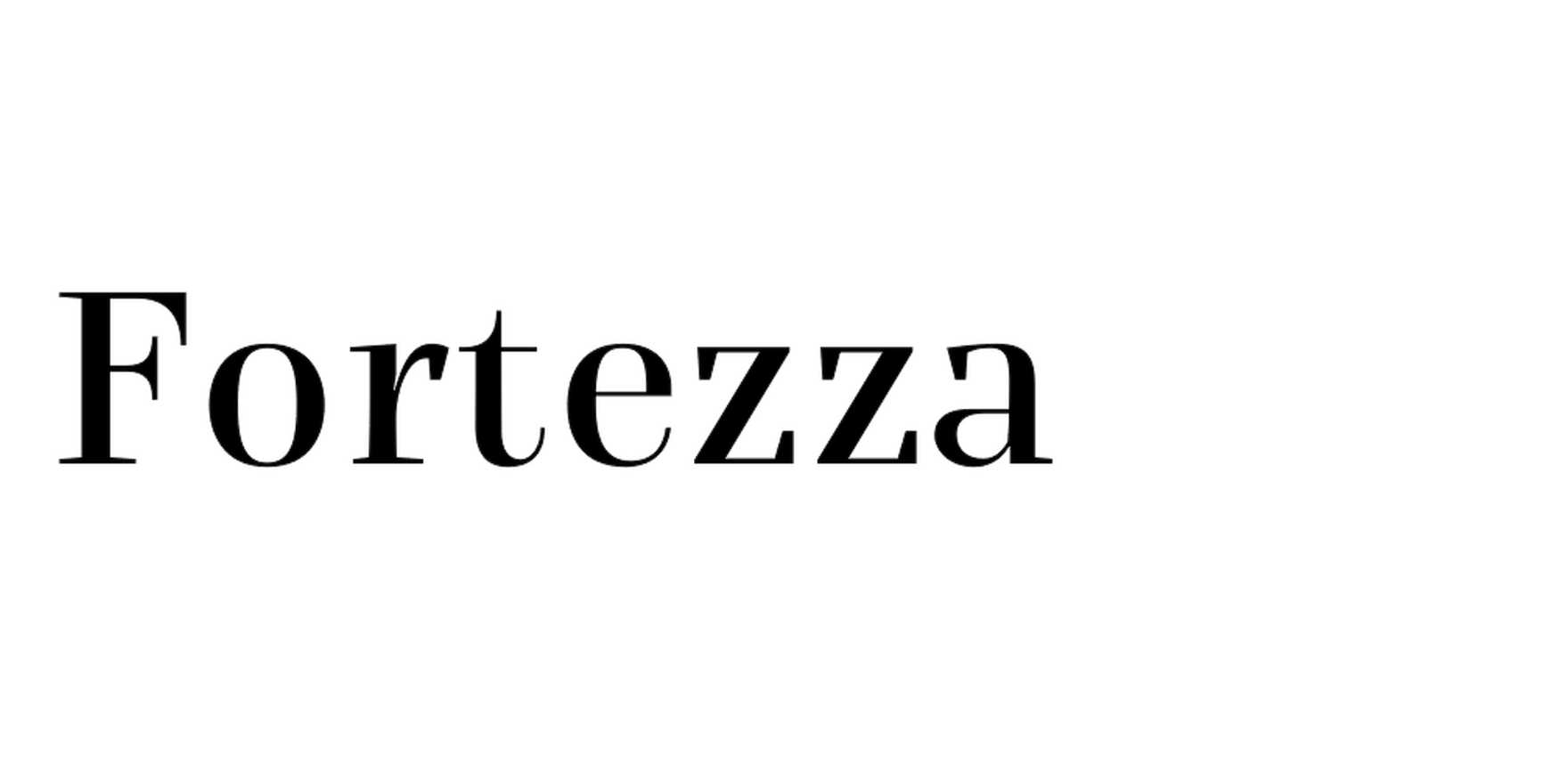 Fortezza in use - Fonts In Use