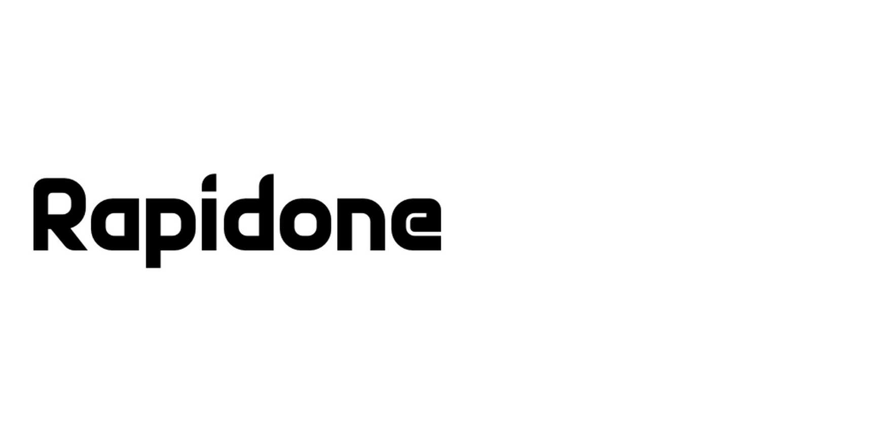 Rapidone in use - Fonts In Use