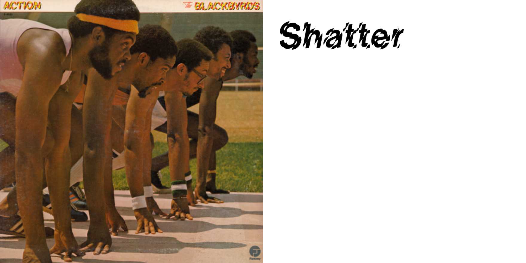 The Blackbyrds – Action album art - Fonts In Use