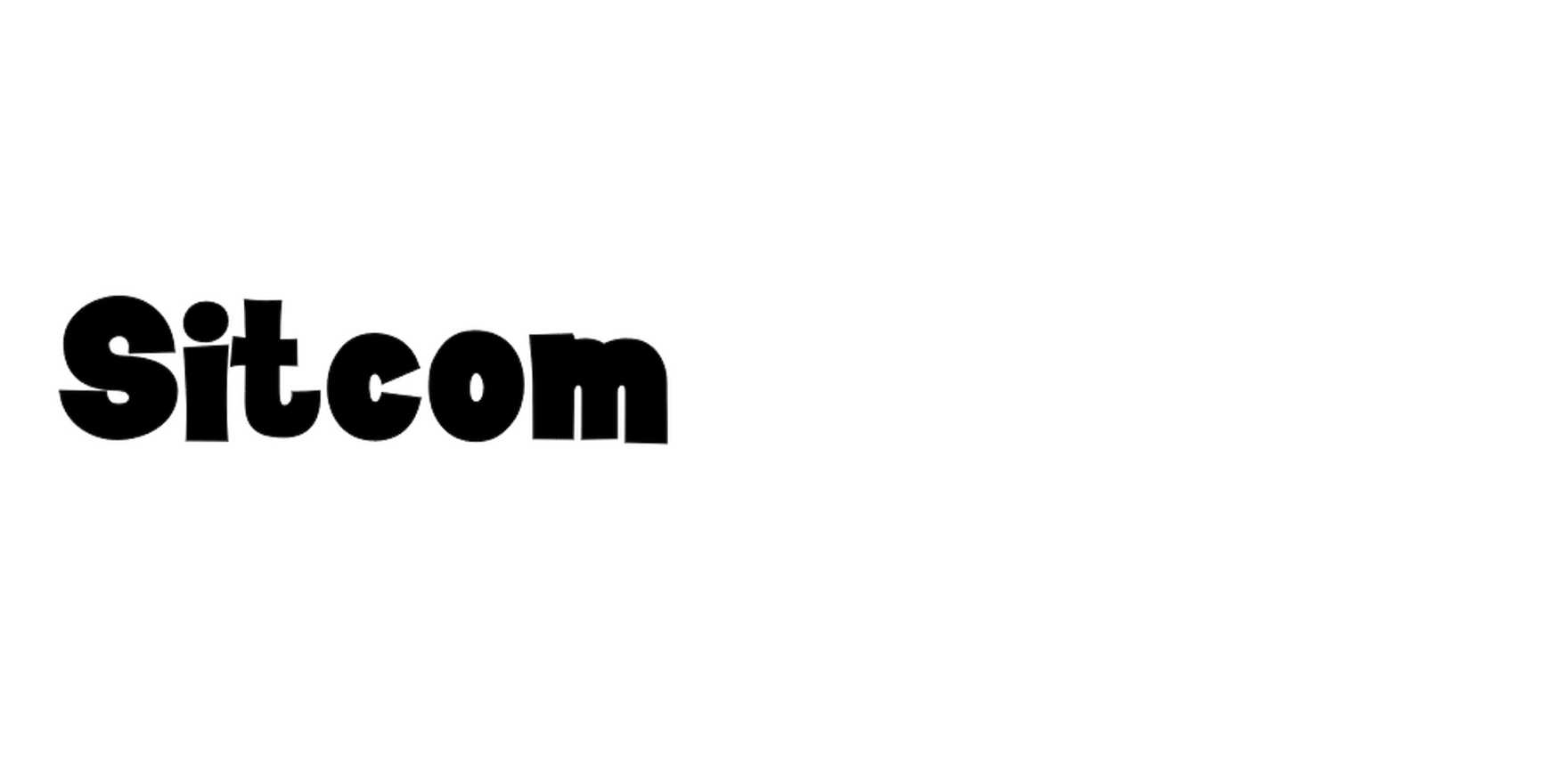 Sitcom in use - Fonts In Use