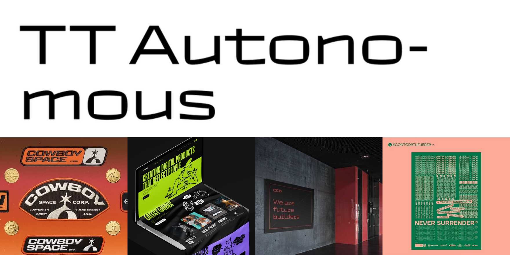 TT Autonomous in use - Fonts In Use