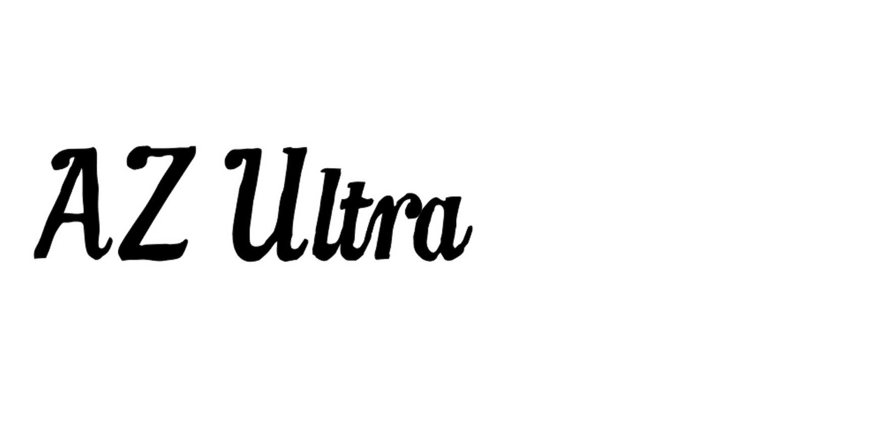 AZ Ultra in use - Fonts In Use