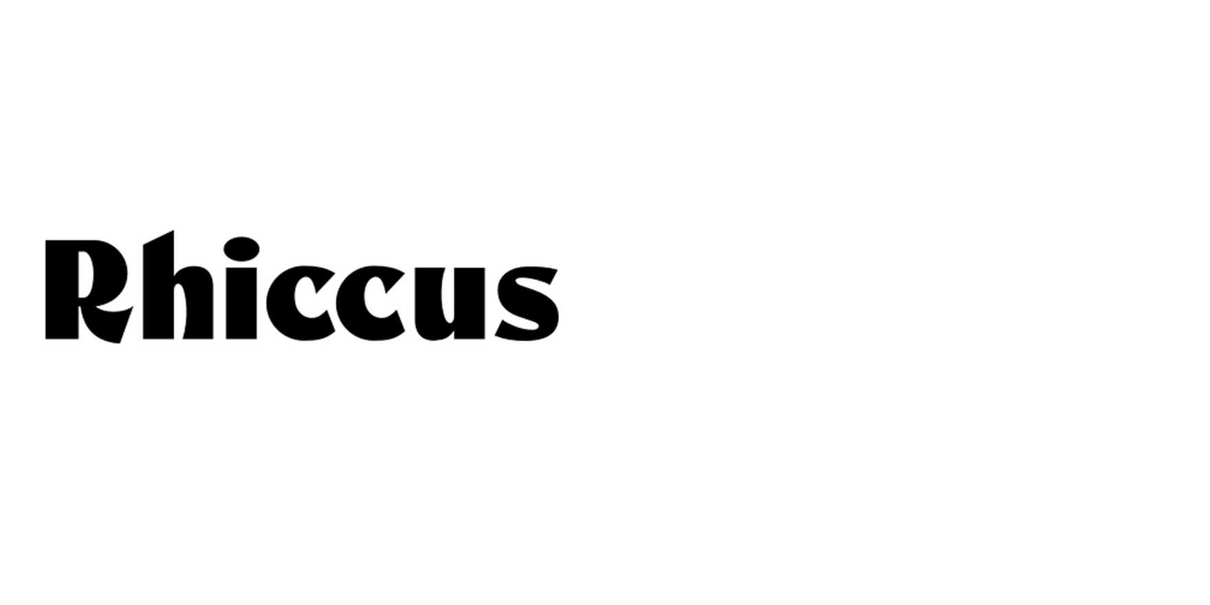 Rhiccus in use - Fonts In Use