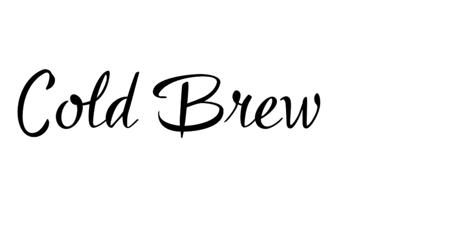 Cold Brew in use - Fonts In Use