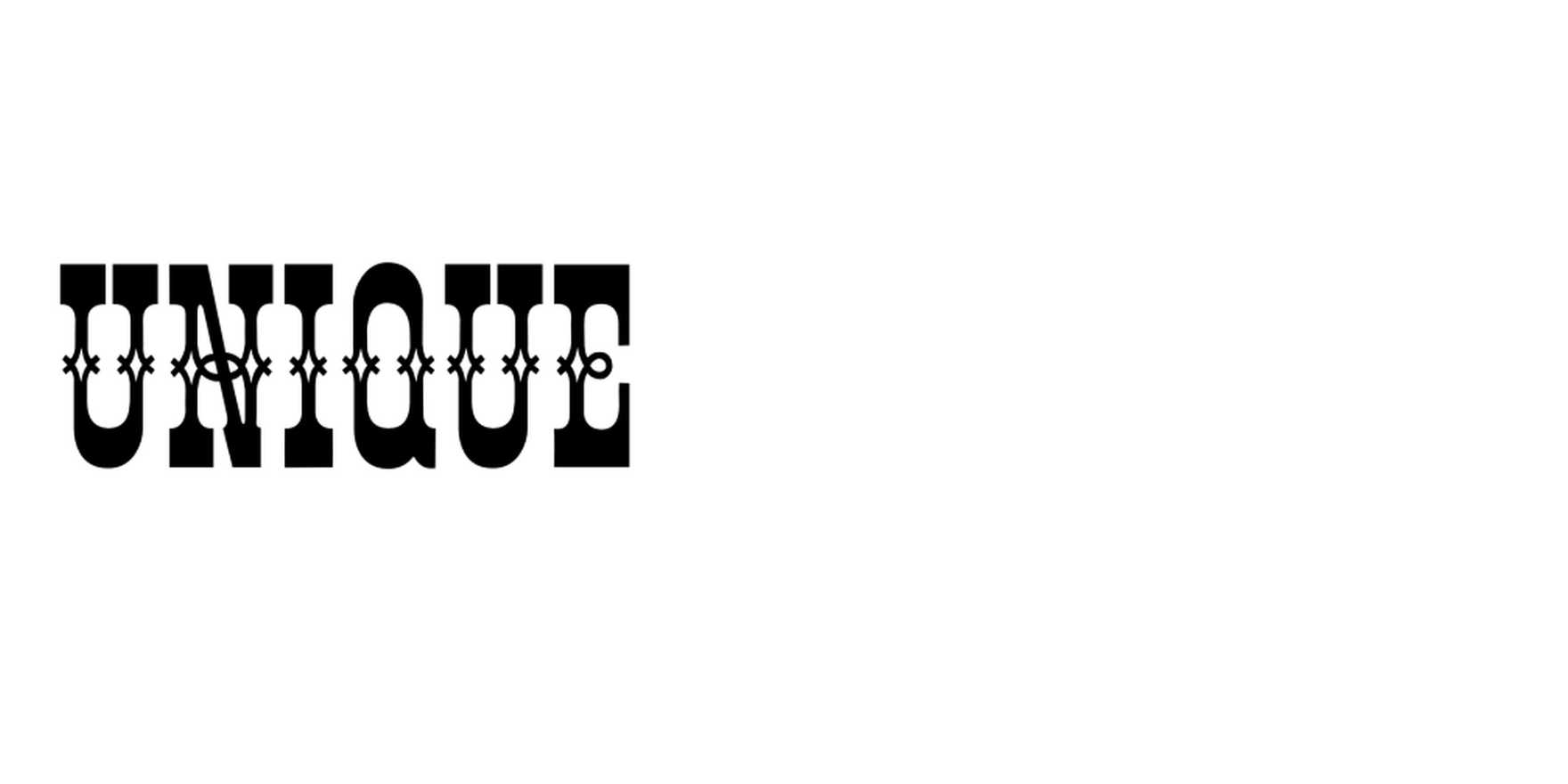 Unique in use - Fonts In Use