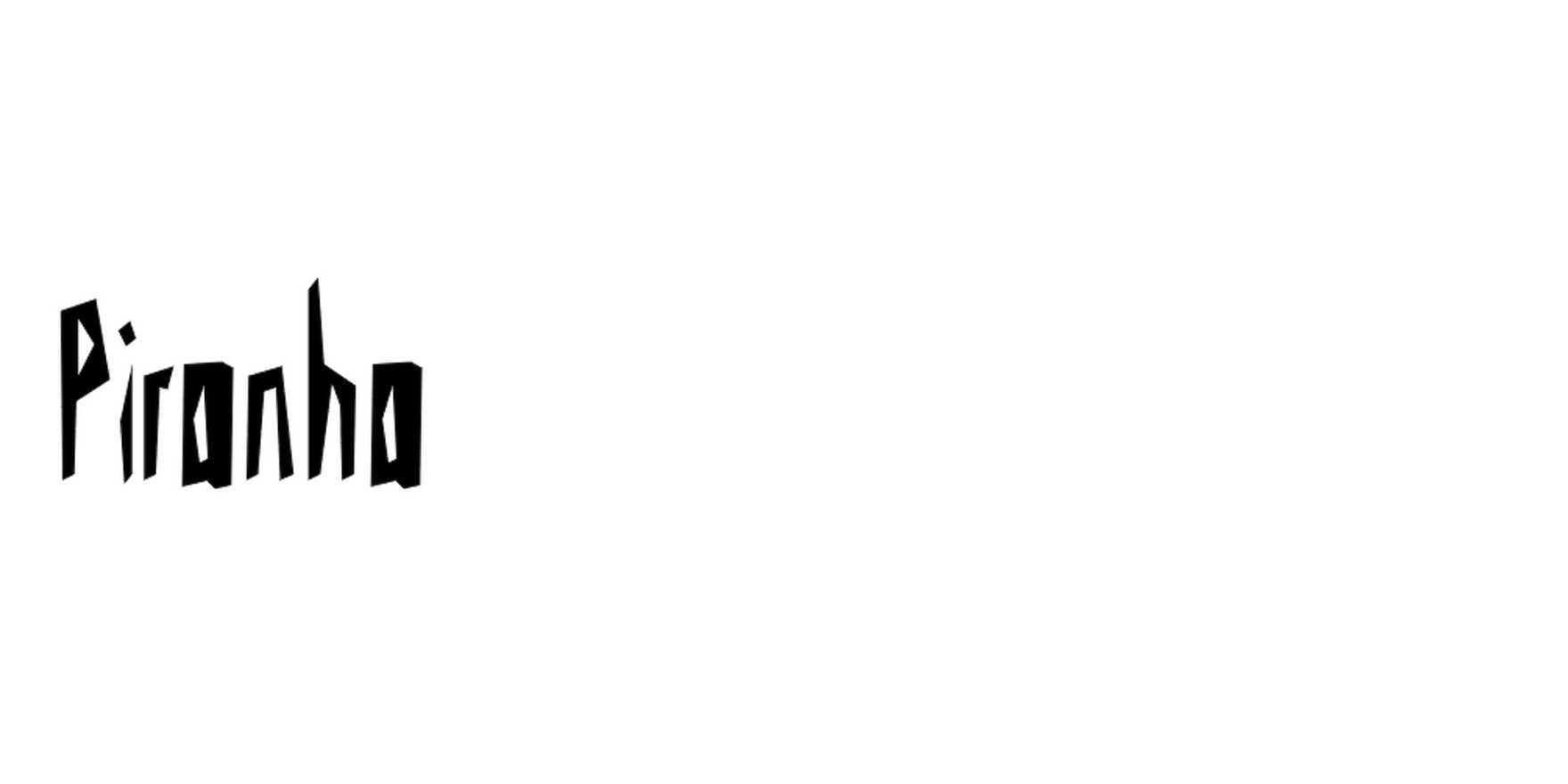 Piranha in use - Fonts In Use