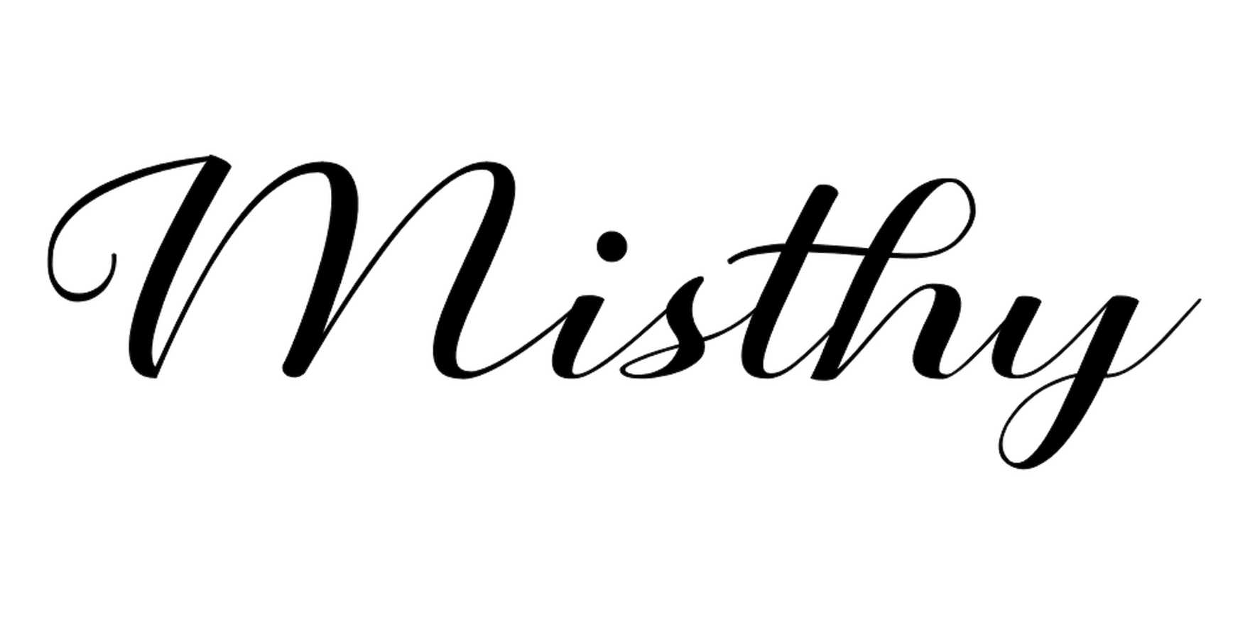 Misthy in use - Fonts In Use