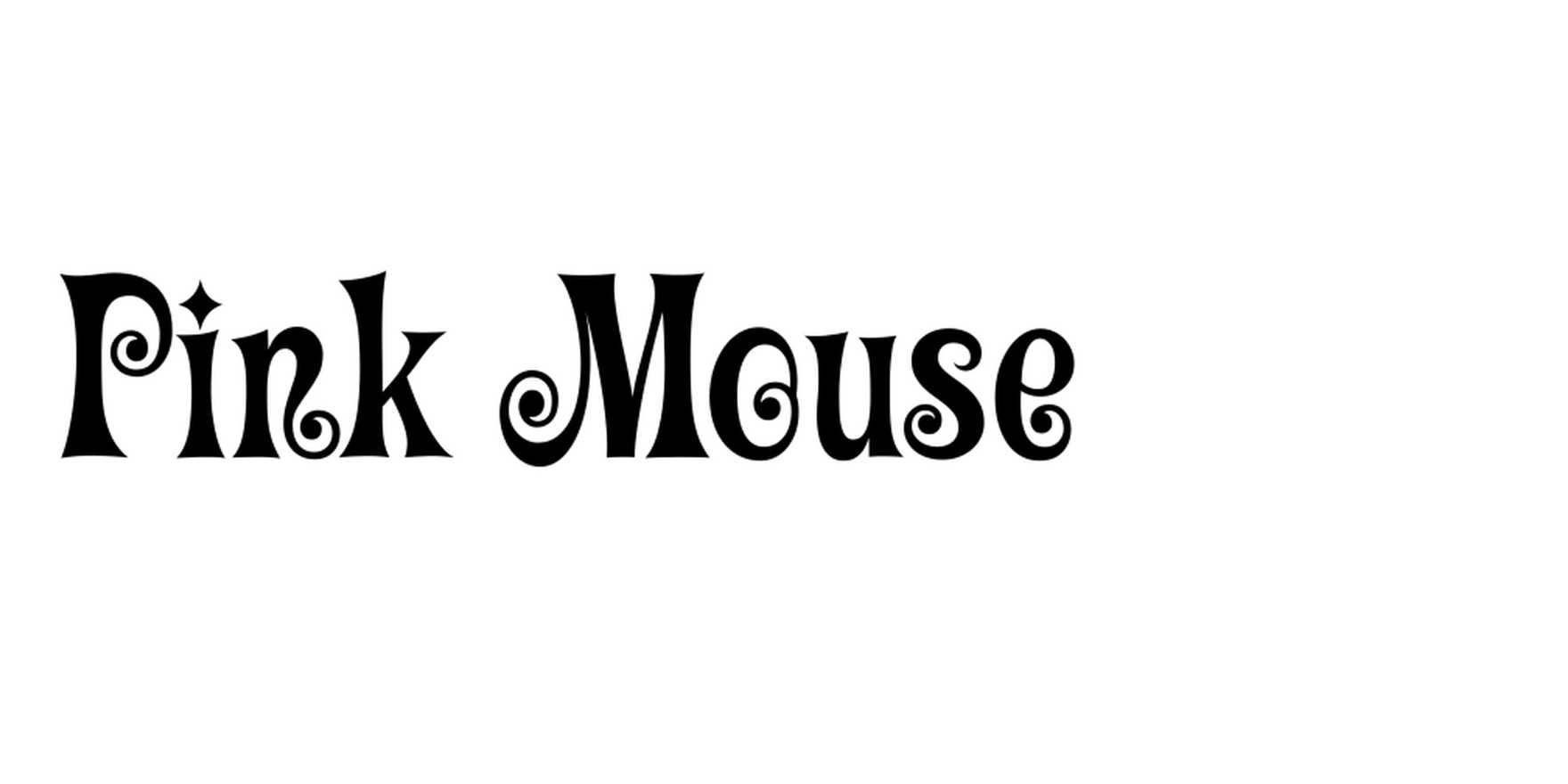 Pink Mouse in use - Fonts In Use
