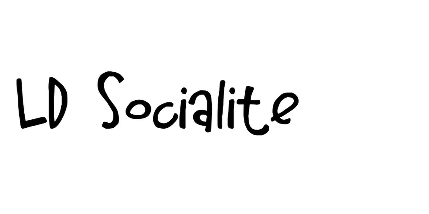 LD Socialite (Illustration Ink) in use - Fonts In Use