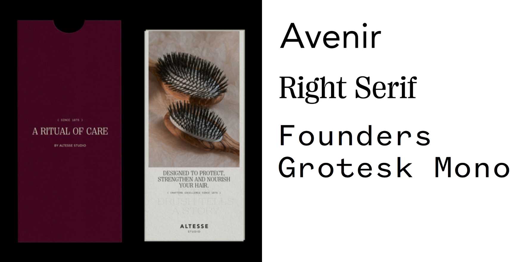 Altesse Studio - Fonts In Use