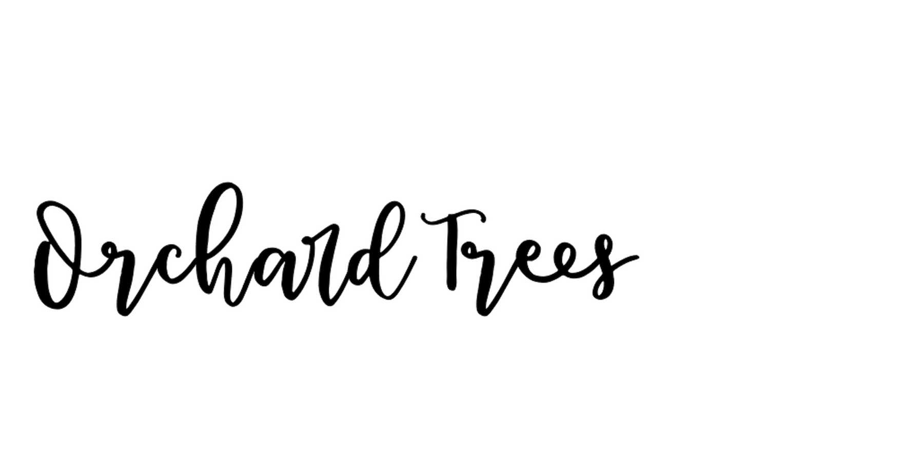 Orchard Trees in use - Fonts In Use
