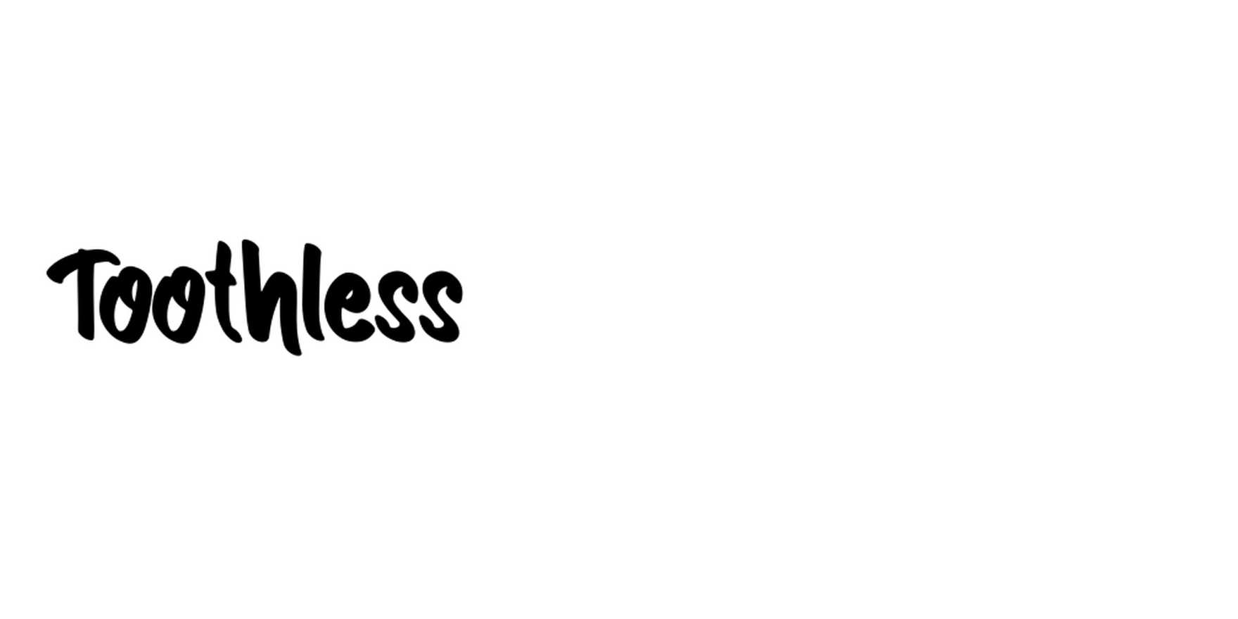Toothless in use - Fonts In Use