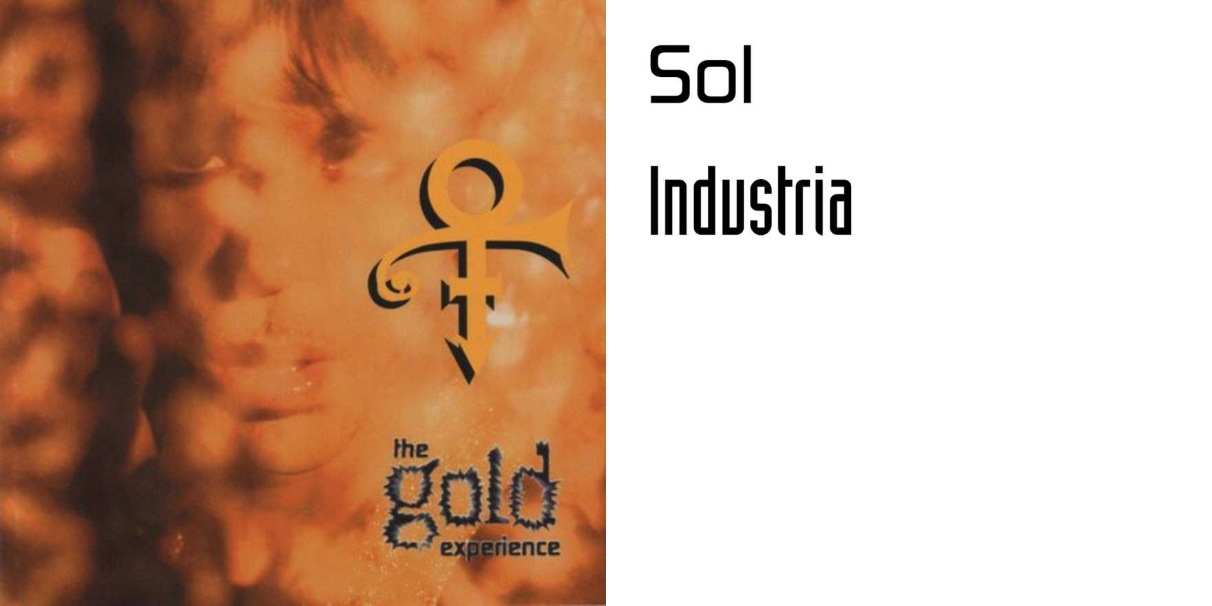 Prince – The Gold Experience album cover - Fonts In Use