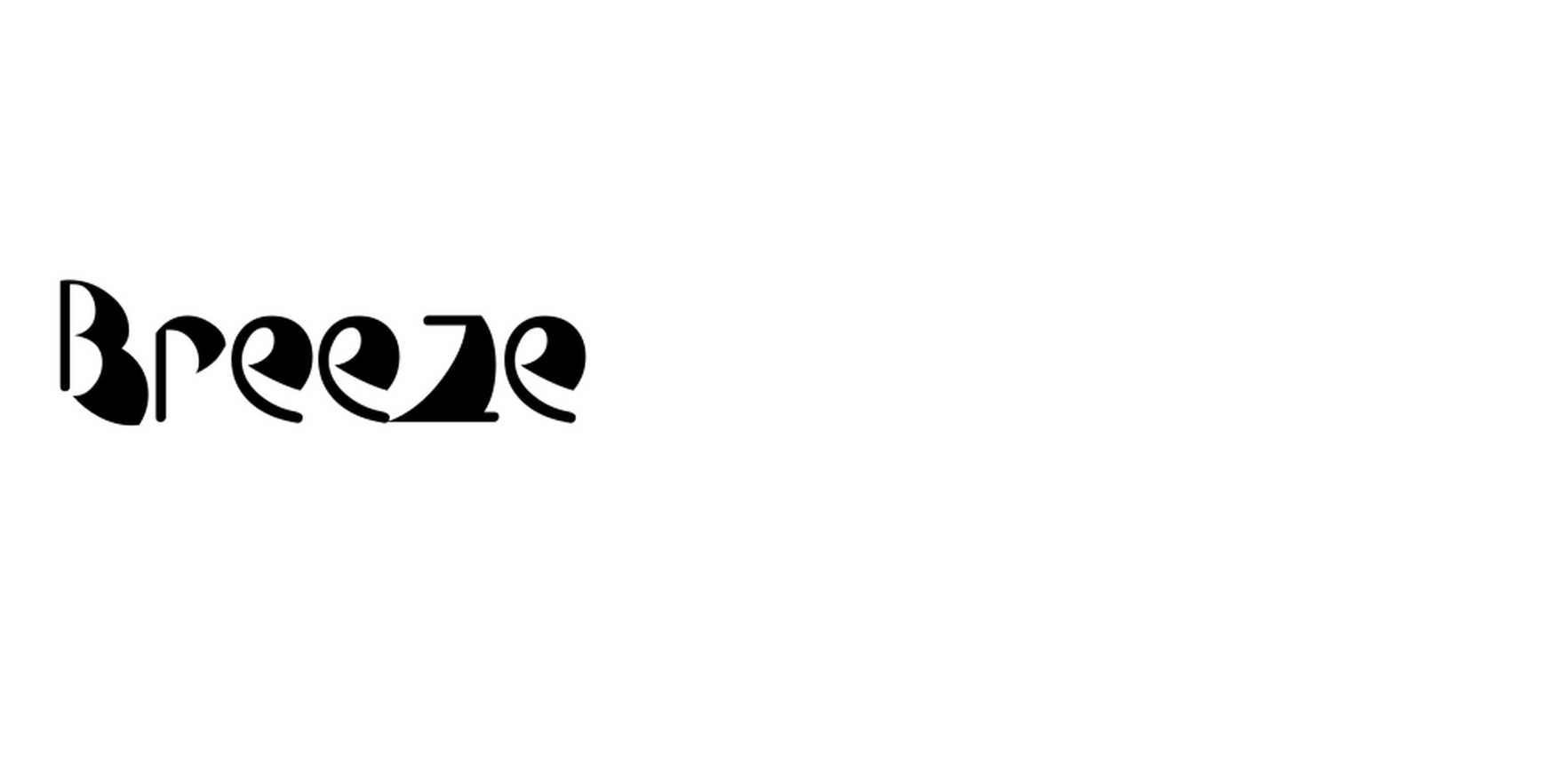 Breeze in use - Fonts In Use
