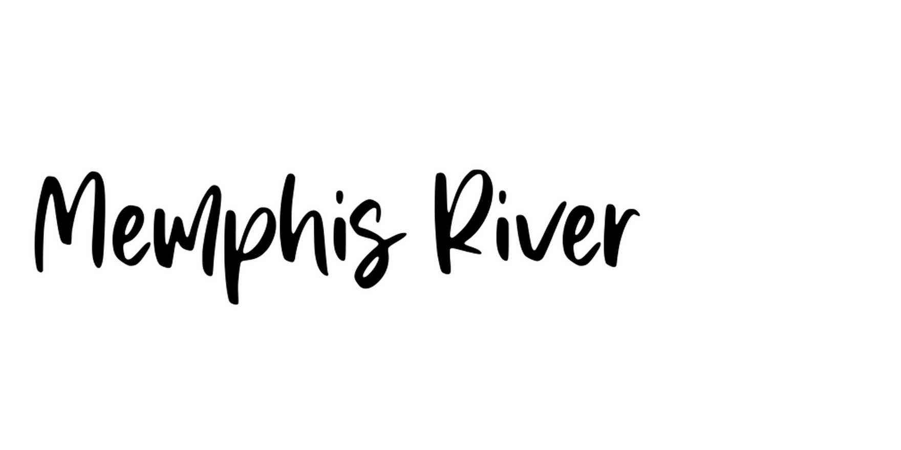 Memphis River in use - Fonts In Use