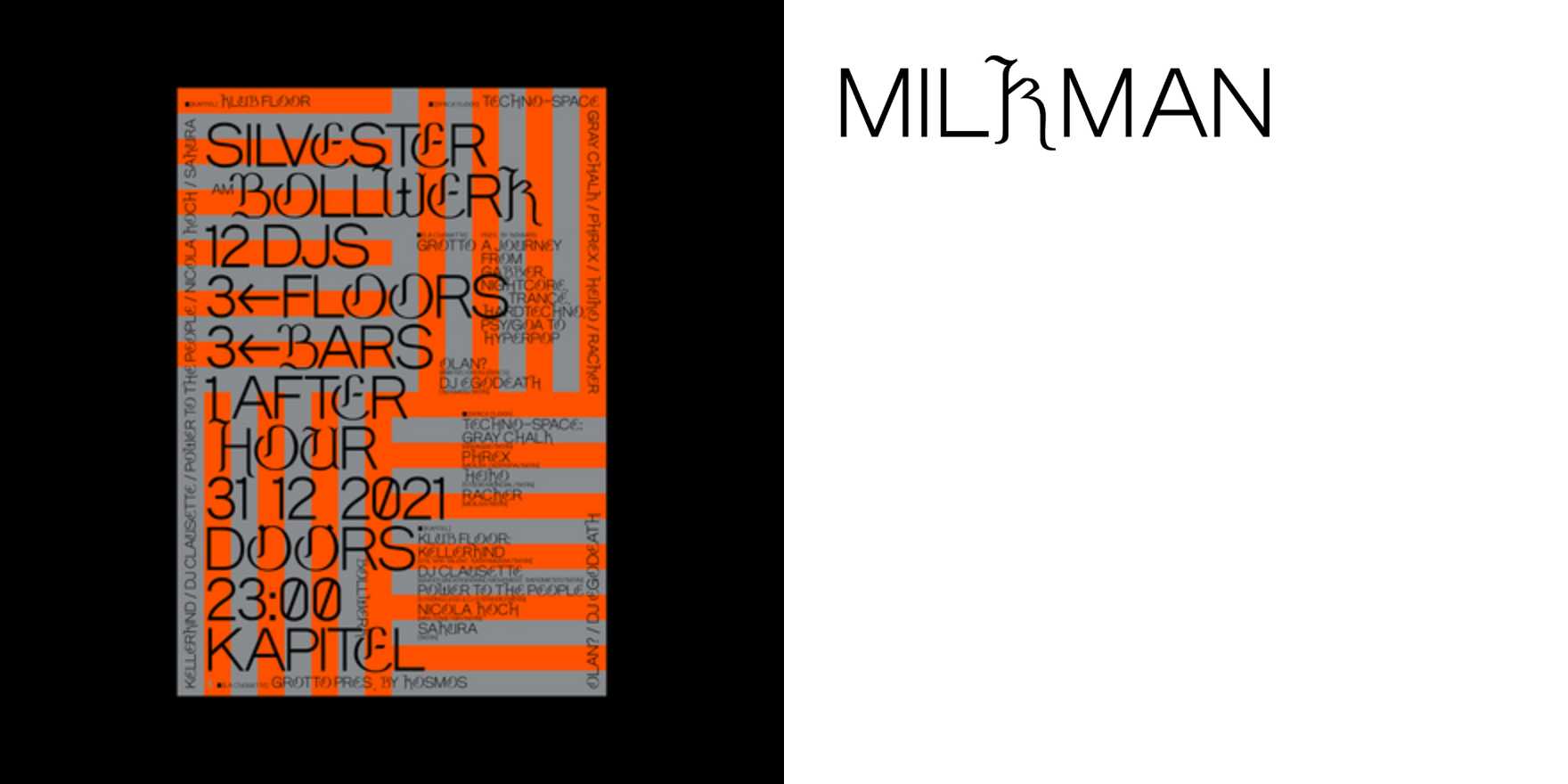 Kapitel Bollwerk, NYE party flyer