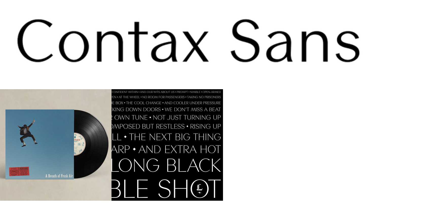 Contax Sans in use - Fonts In Use