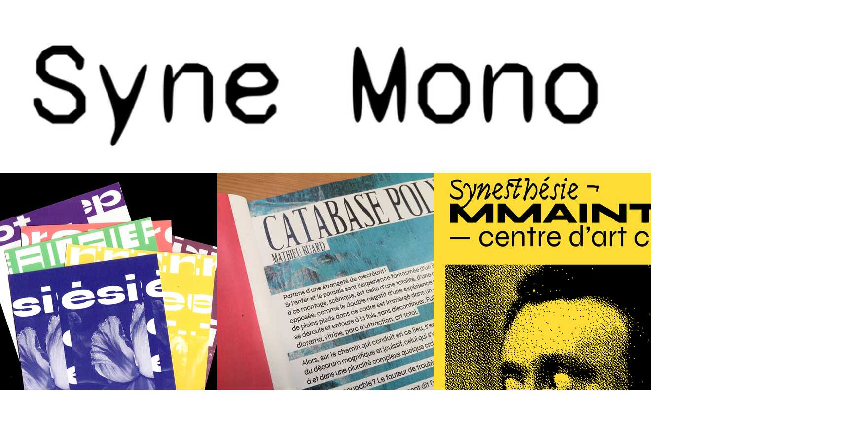 Syne Mono in use - Fonts In Use