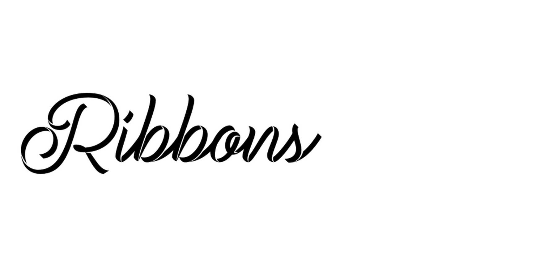 Ribbons in use - Fonts In Use