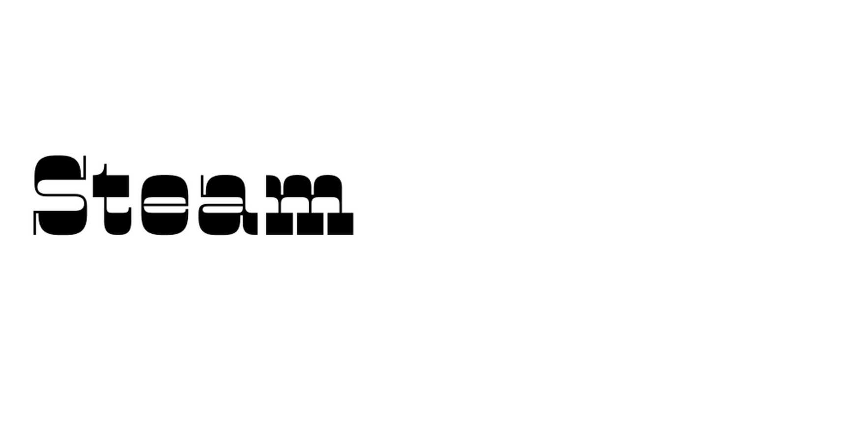 Steam in use - Fonts In Use
