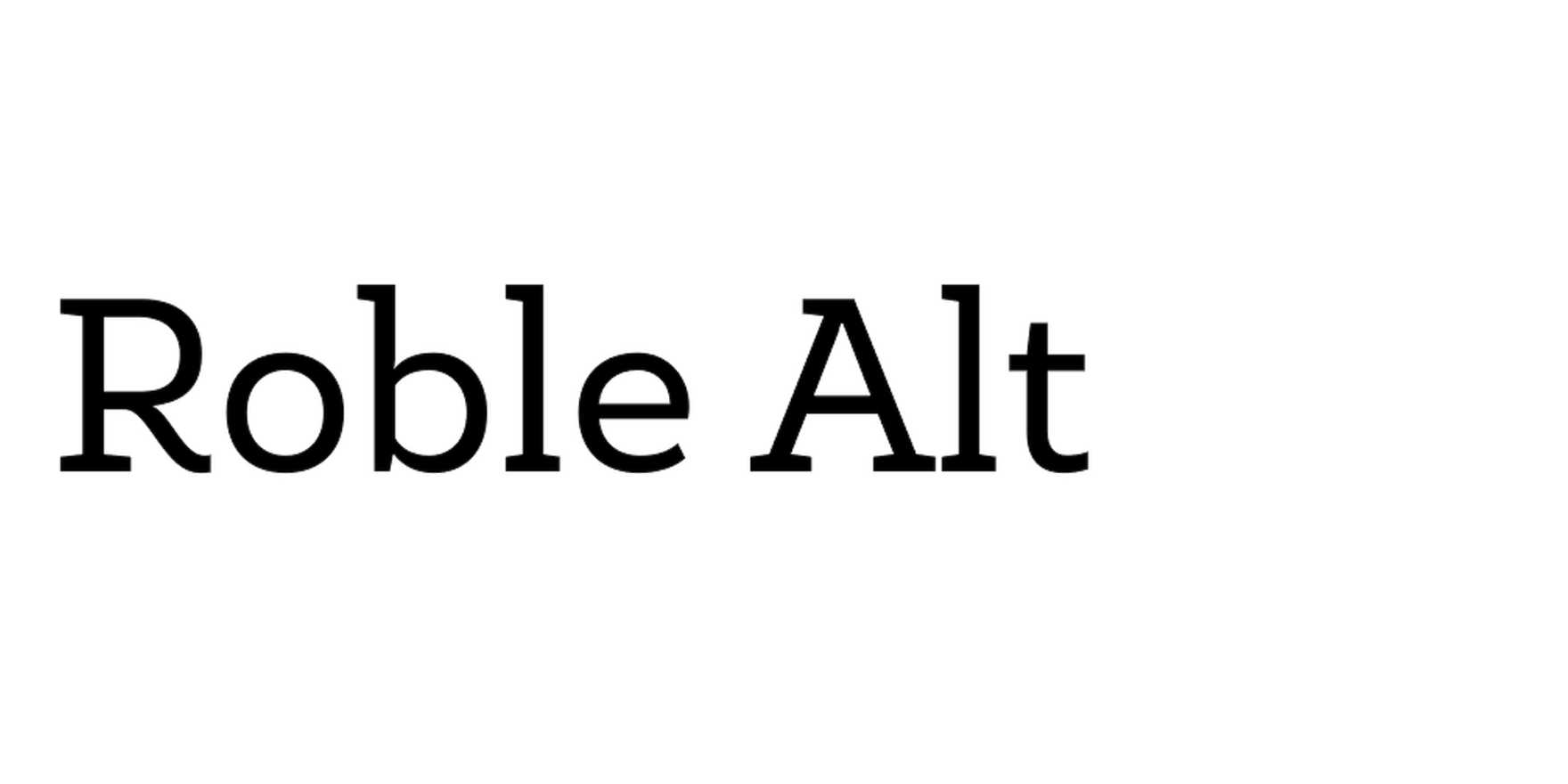 Roble Alt in use - Fonts In Use